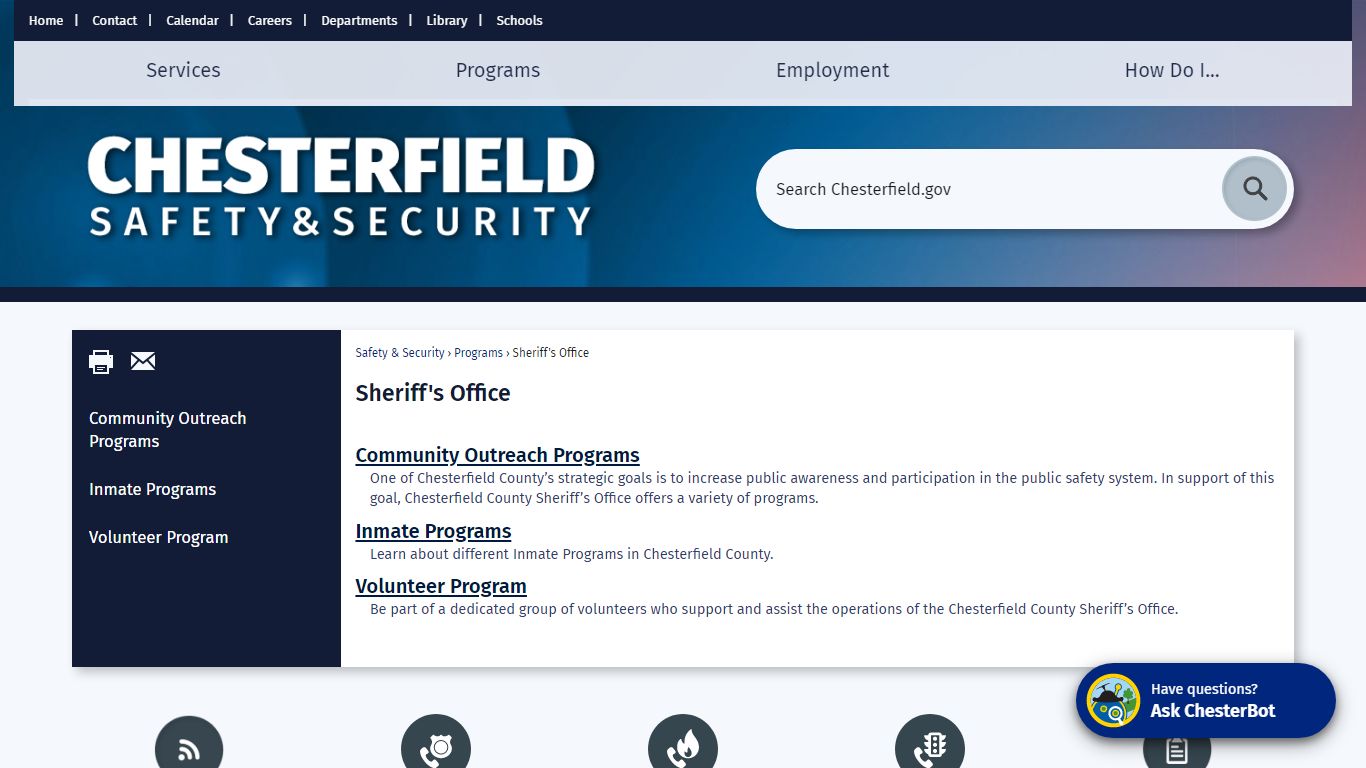 Sheriff's Office | Chesterfield County, VA